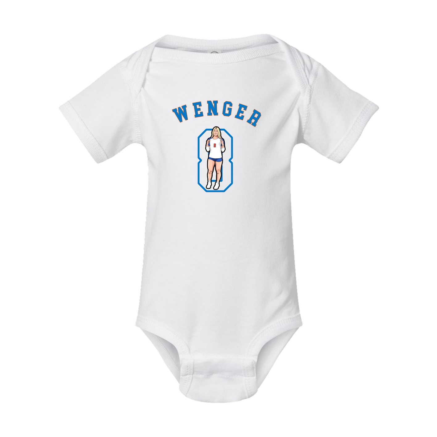 Baby Onesie — Shirsey Arch in White