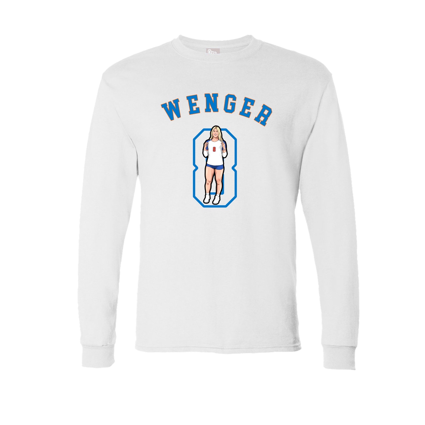 Long Sleeve Tee — Shirsey Arch in White