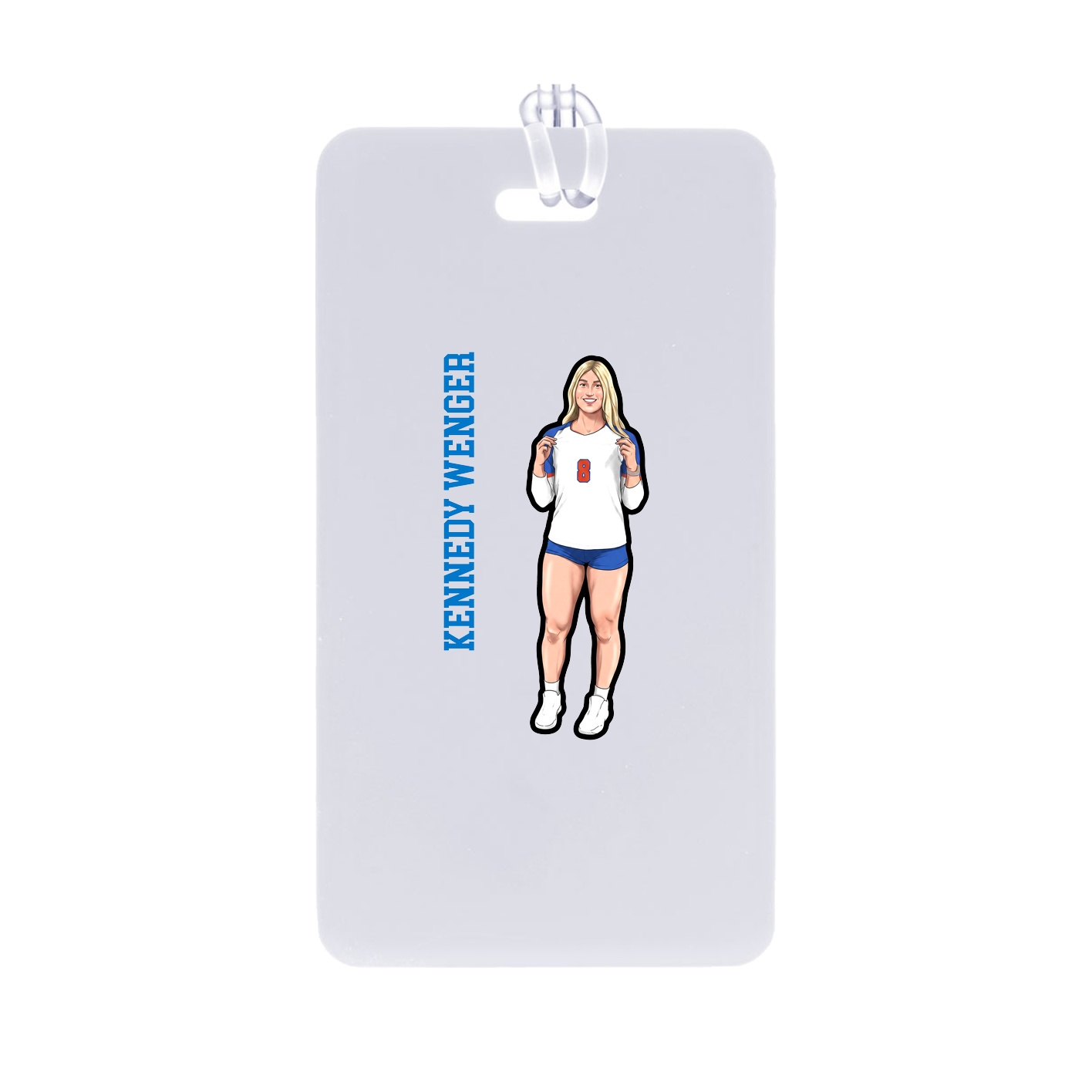 Bag Tag — Name Vertical in Classic