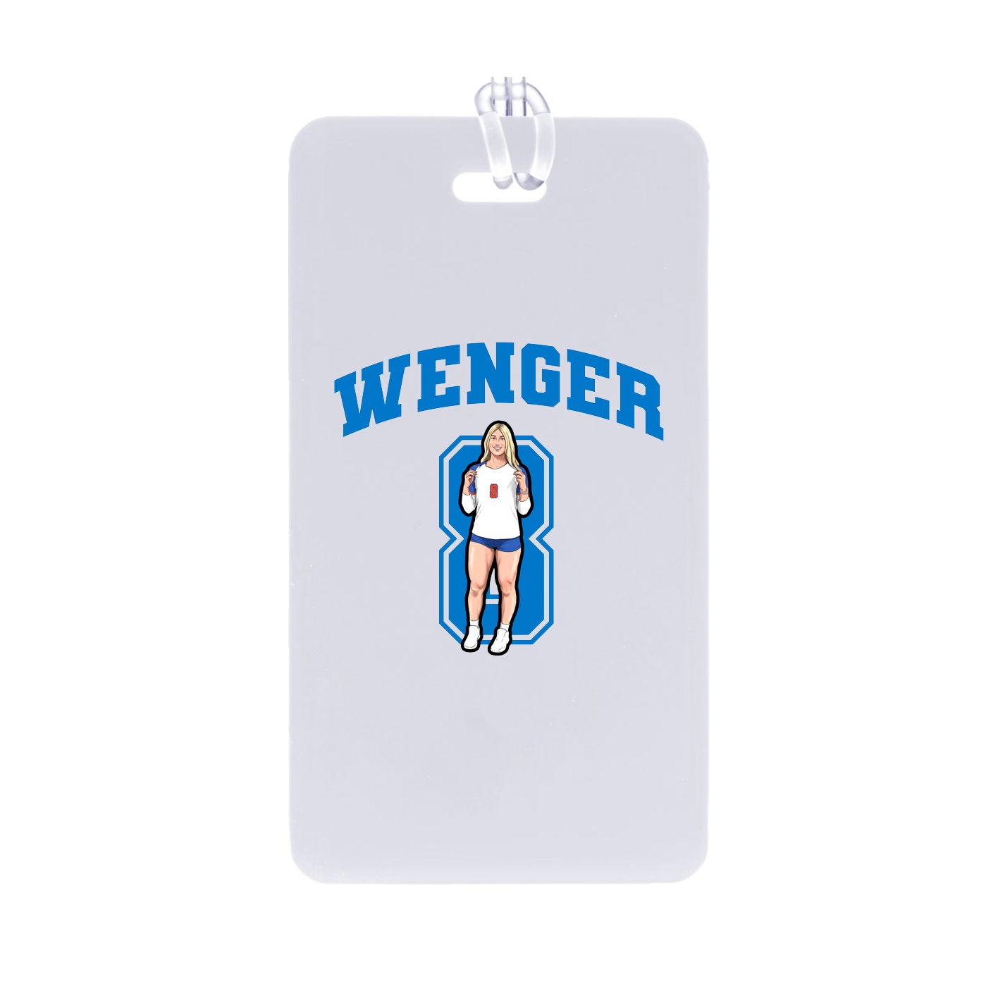 Bag Tag — Number in Classic