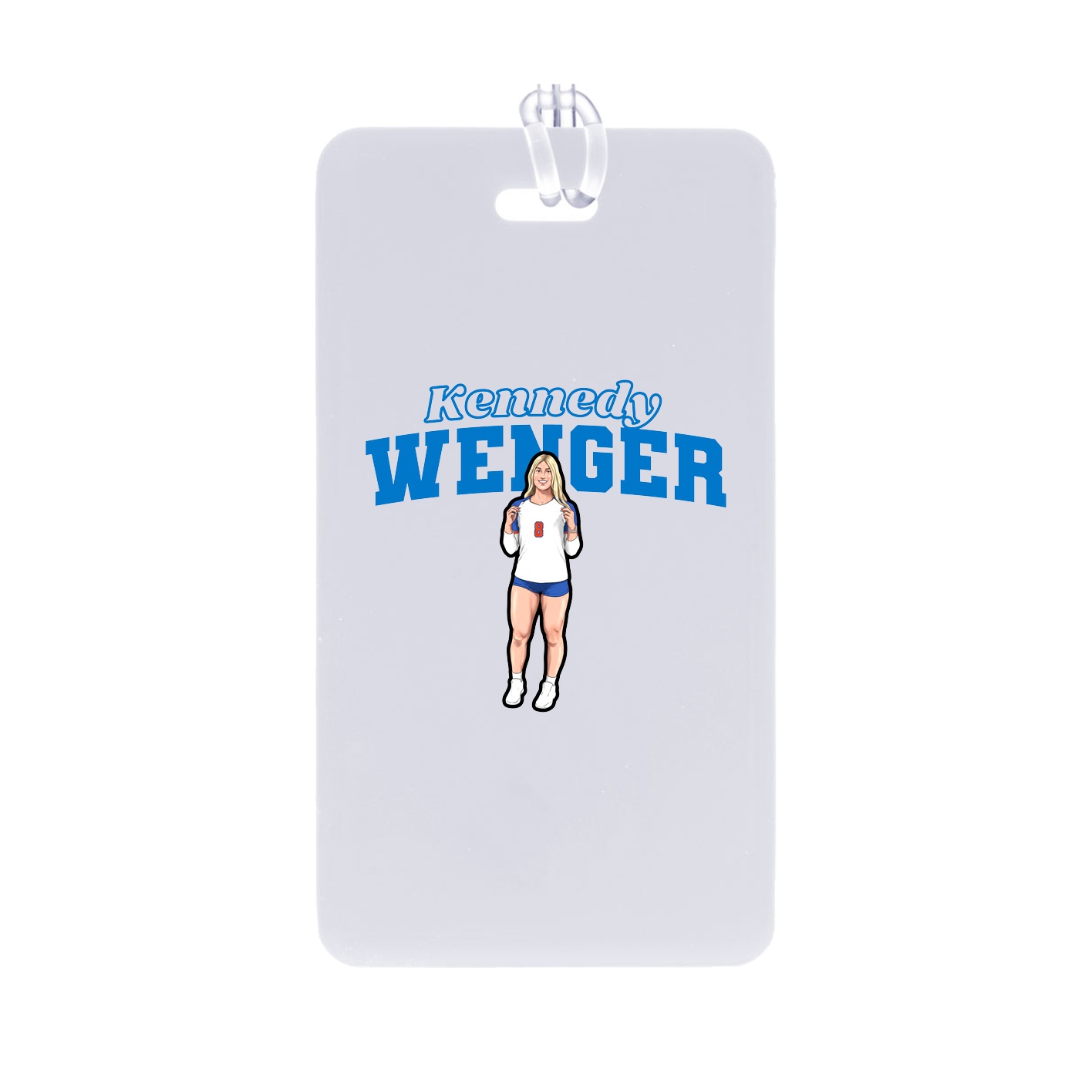 Bag Tag — Name Arch in Classic