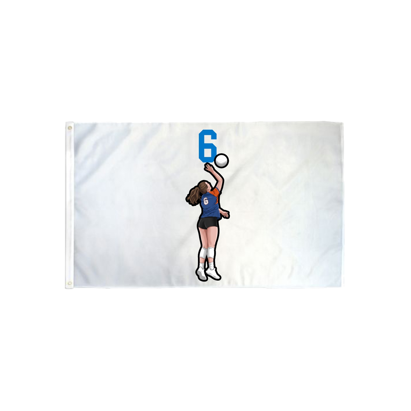 3x5 Flag — Number Top in Classic