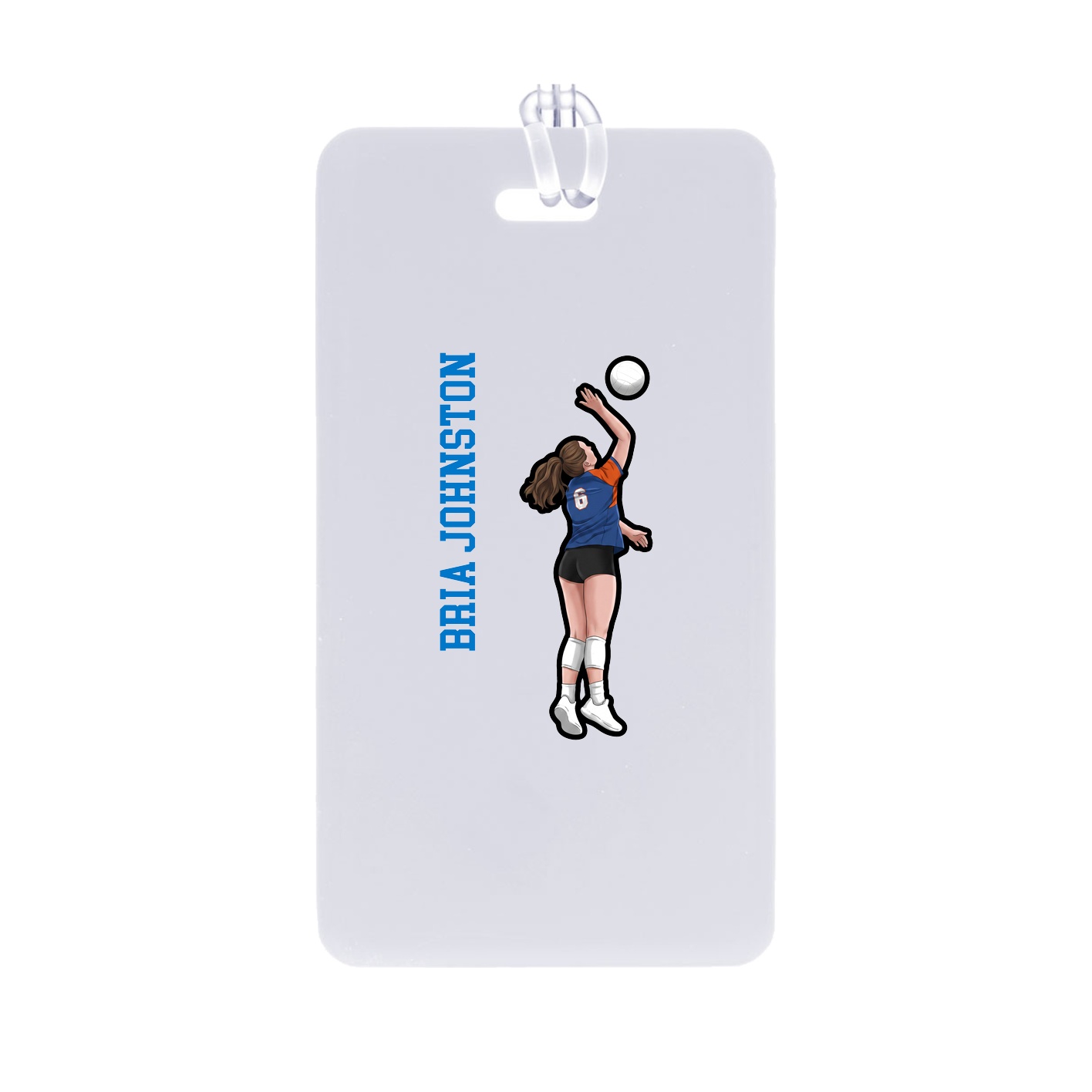 Bag Tag — Name Vertical in Classic