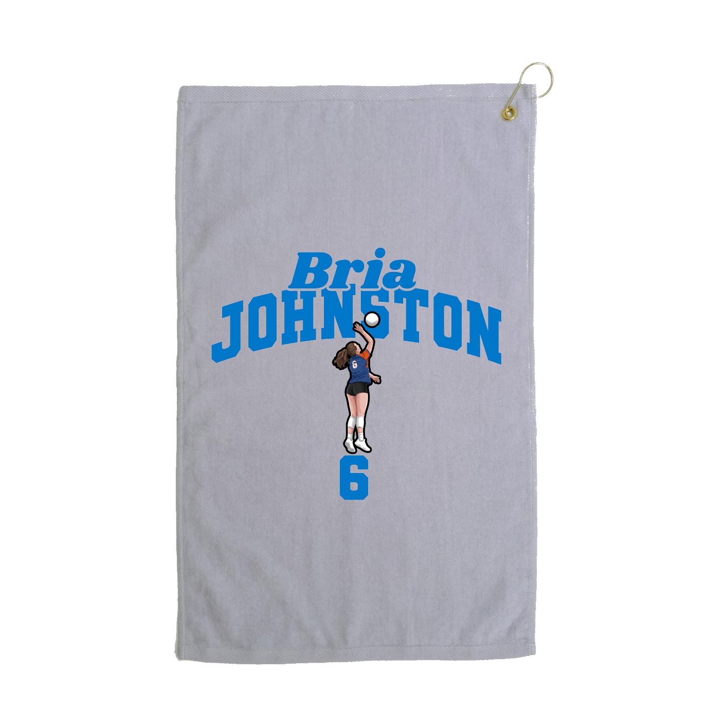 Golf Towel — Signature Arch in Grey