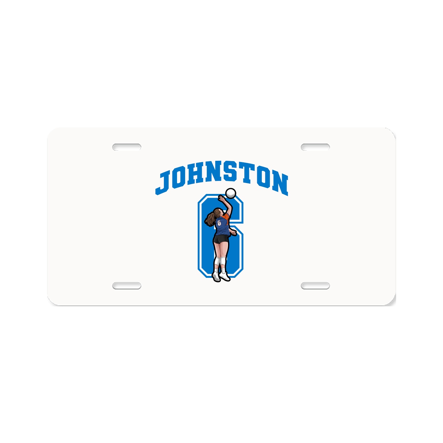 License Plate — Number in Classic