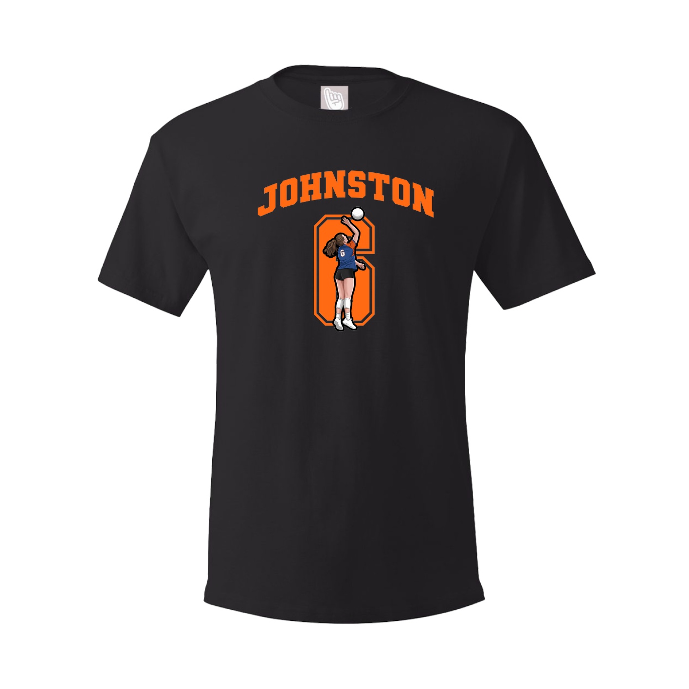 Youth Tee — Number in Black