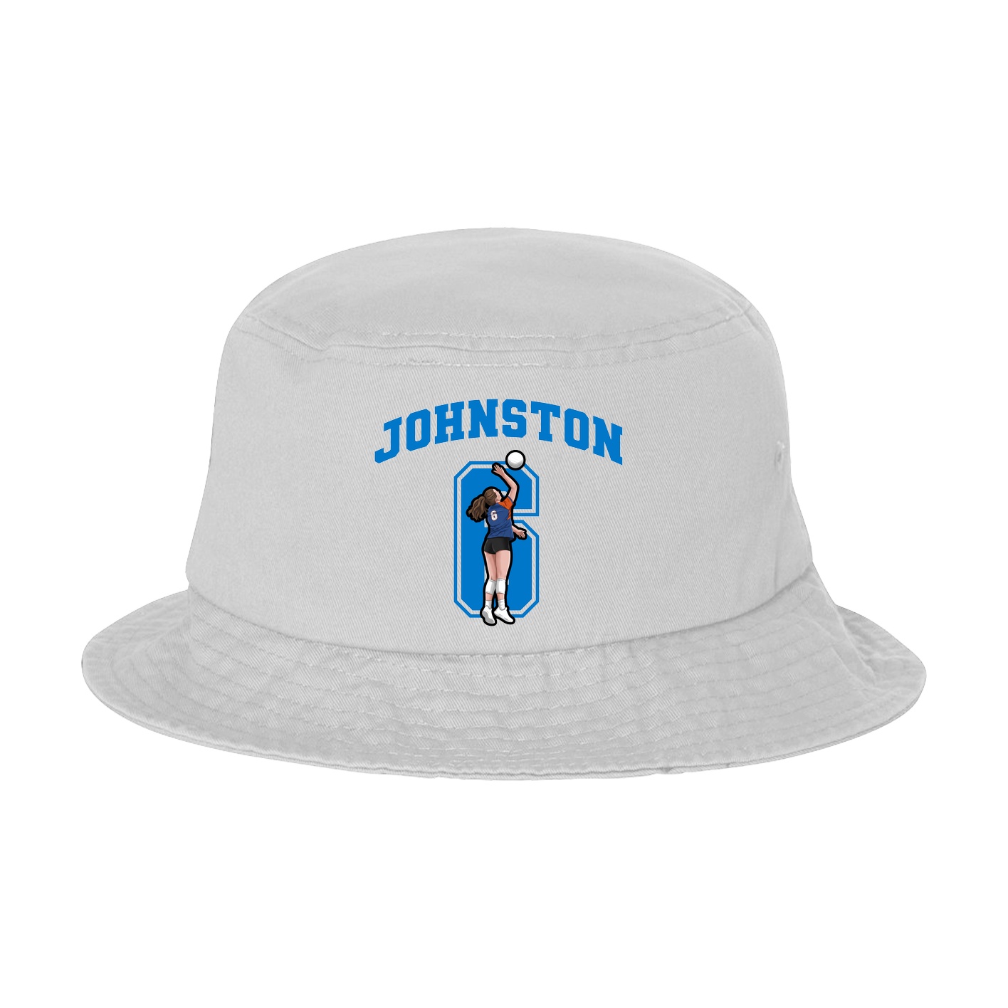 Bucket Cap — Number in White