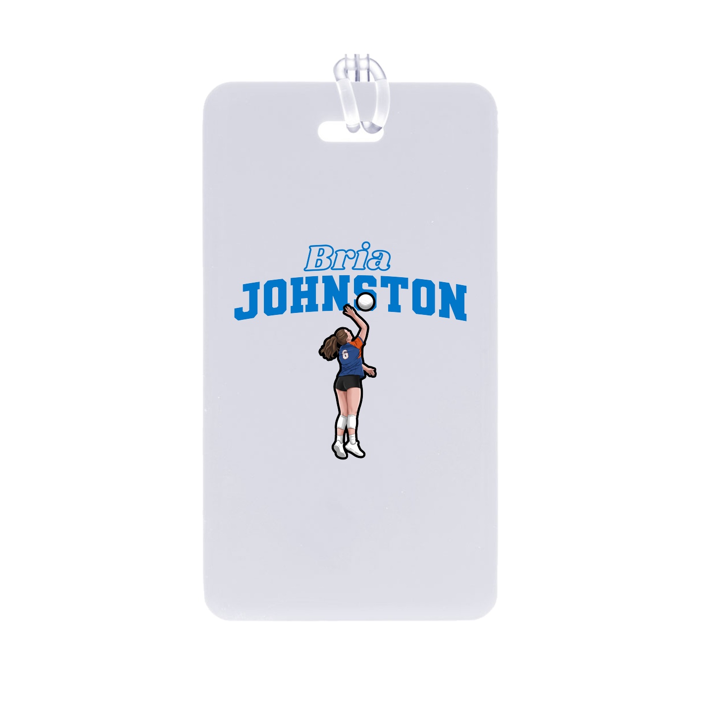Bag Tag — Name Arch in Classic