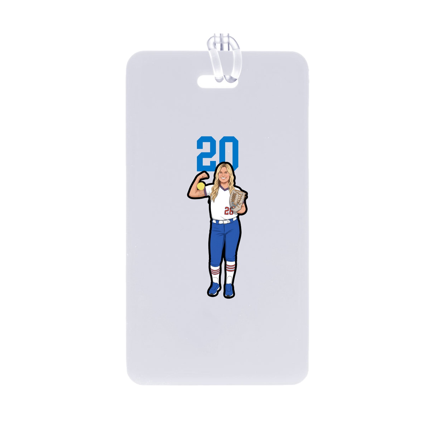 Bag Tag — Number Top in Classic