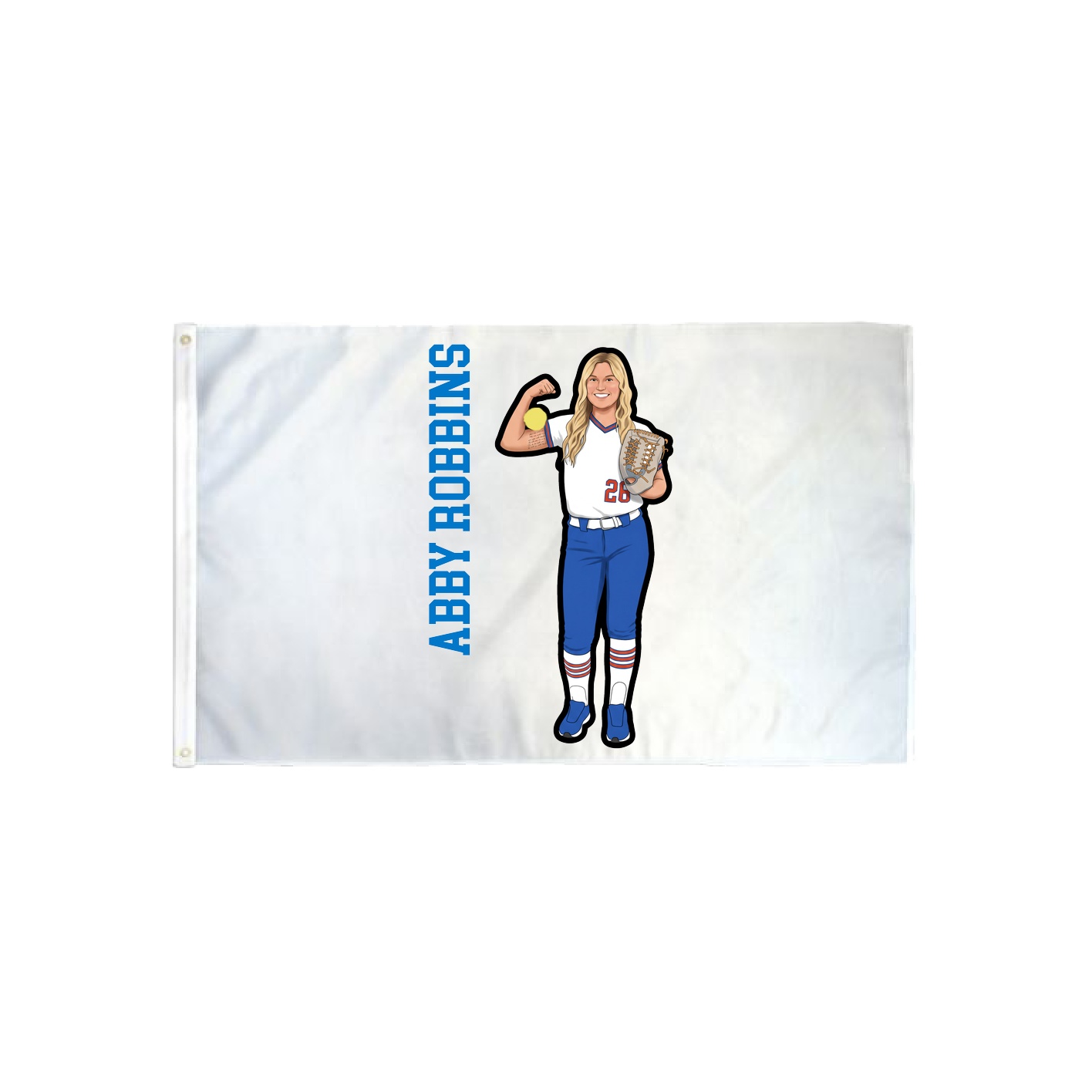 3x5 Flag — Name Vertical in Classic