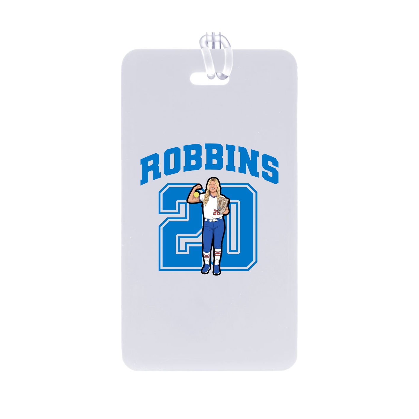 Bag Tag — Number in Classic