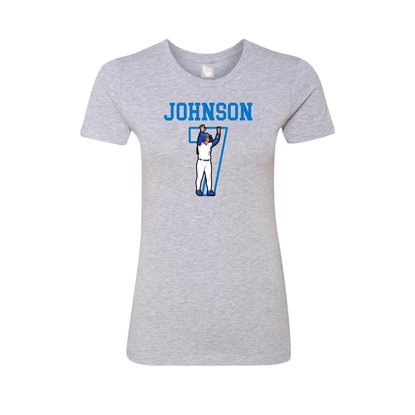 Fitted Women's Tee — Shirsey in Grey