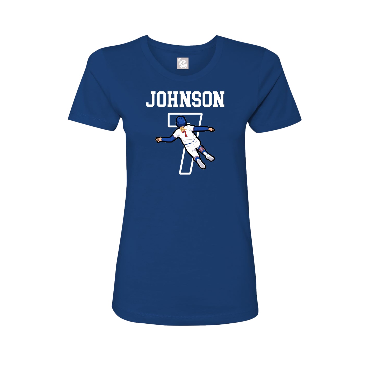 Fitted Women's Tee — Shirsey in Royal