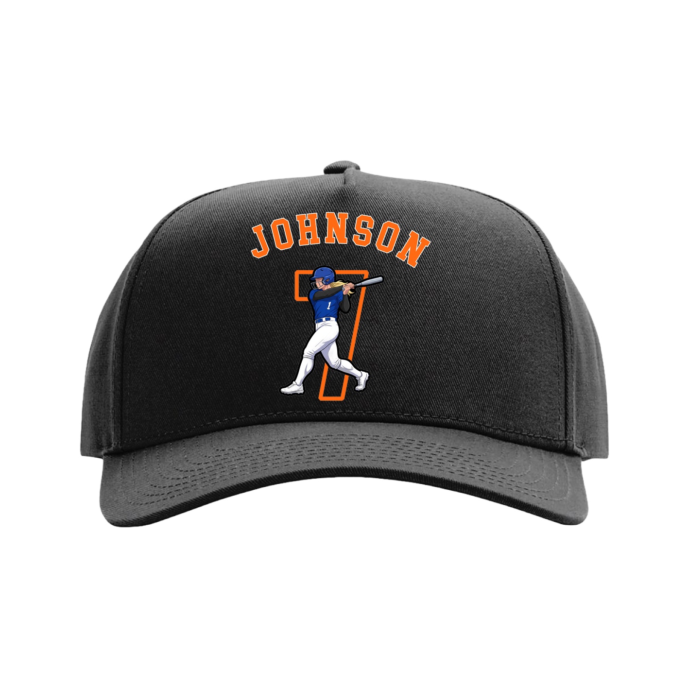 Full Fabric Five-Panel Champ Cap