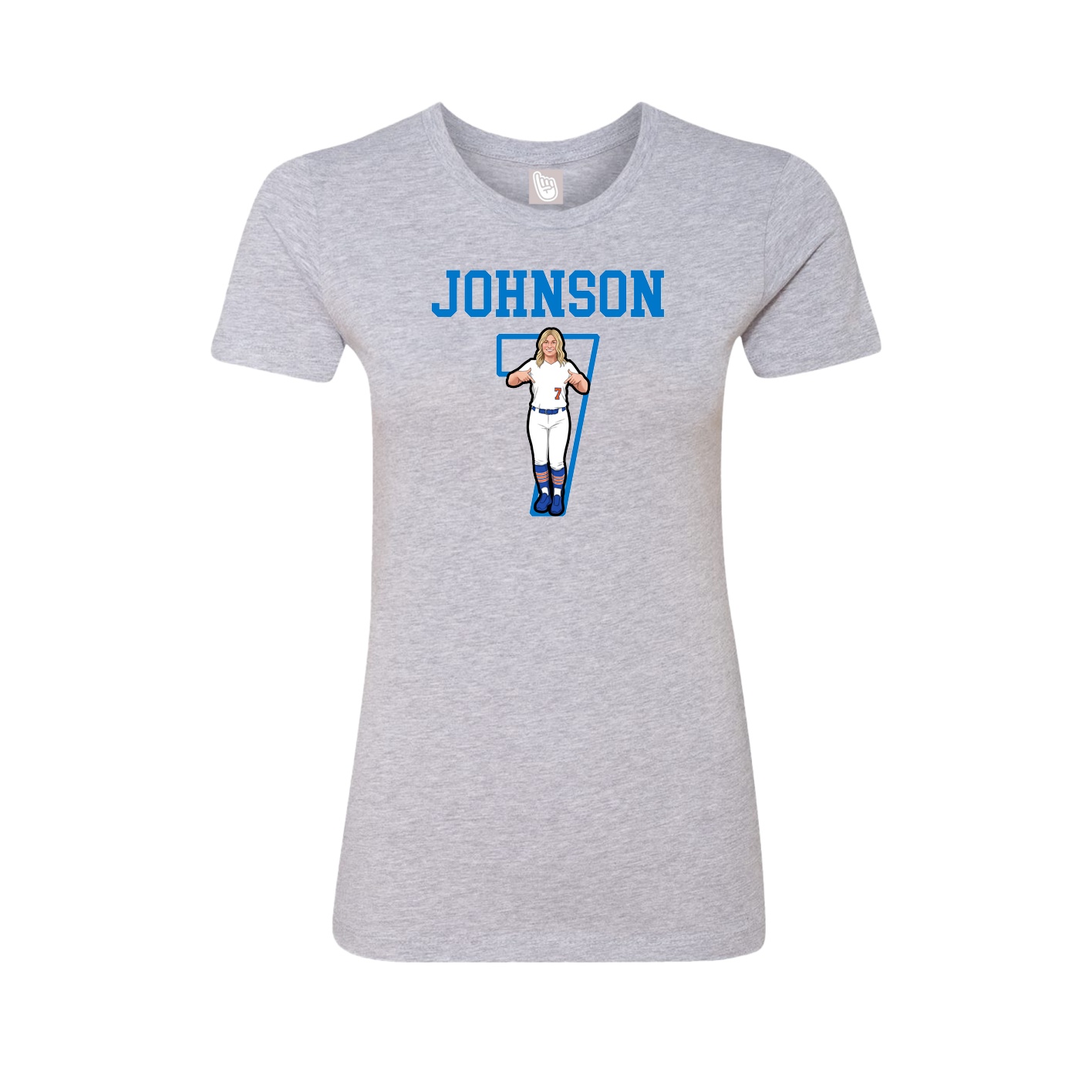 Fitted Women's Tee — Shirsey in Grey