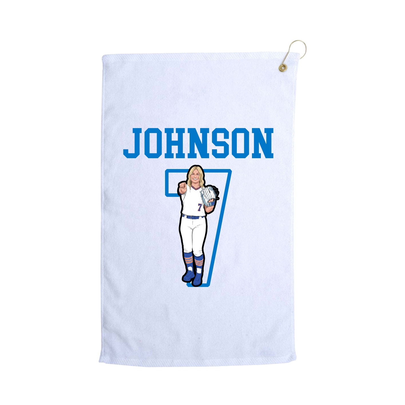 Golf Towel — Shirsey in White