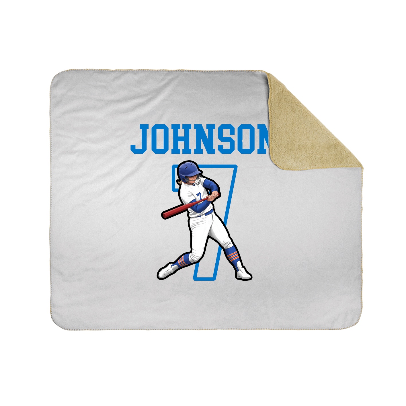 Throw Blanket — Shirsey in White