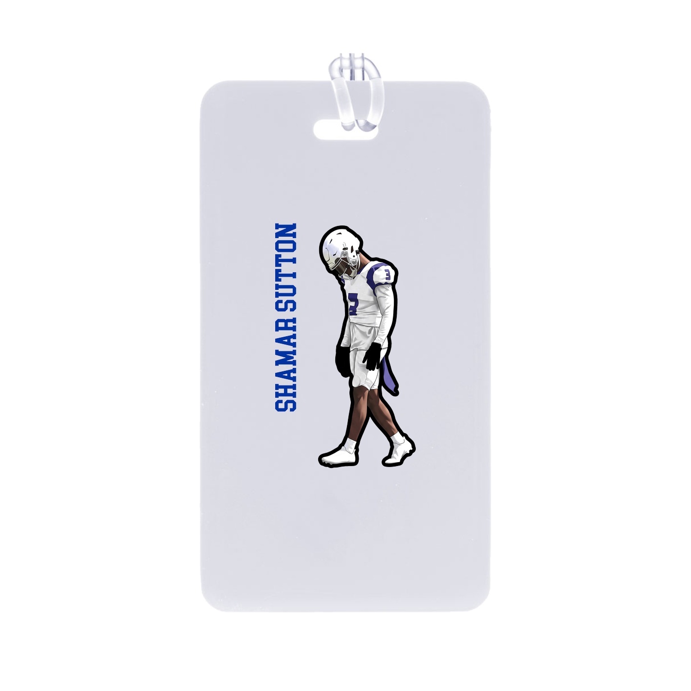 Bag Tag — Name Vertical in Classic