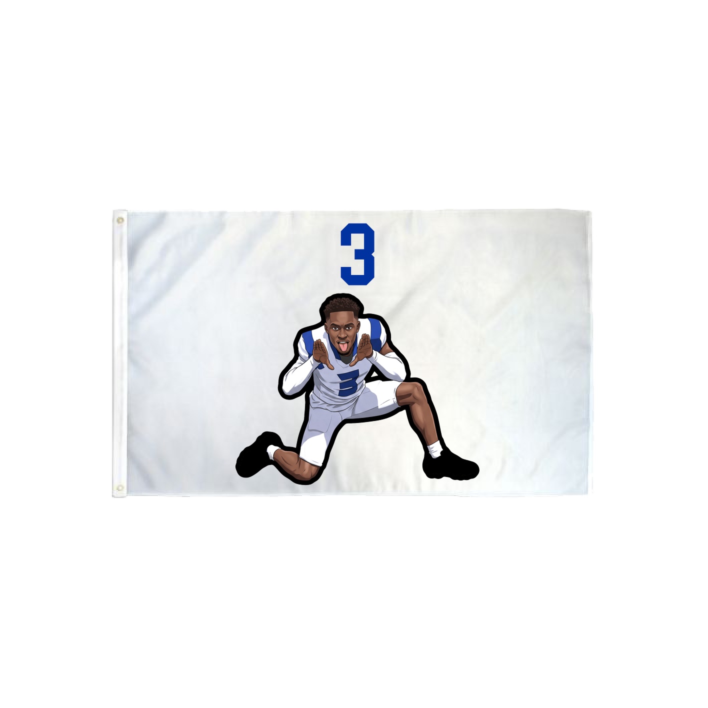 3x5 Flag — Number Top in Classic
