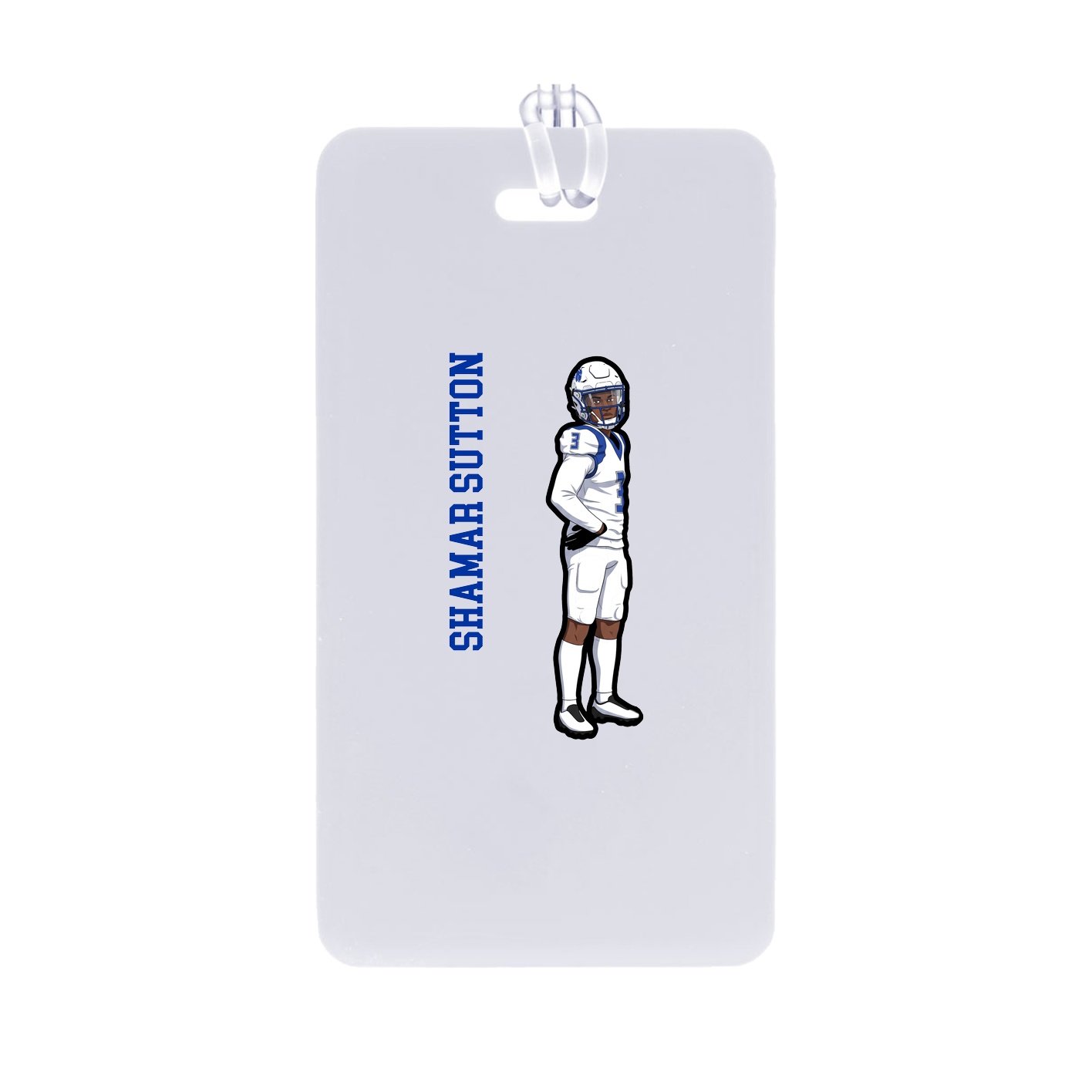 Bag Tag — Name Vertical in Classic