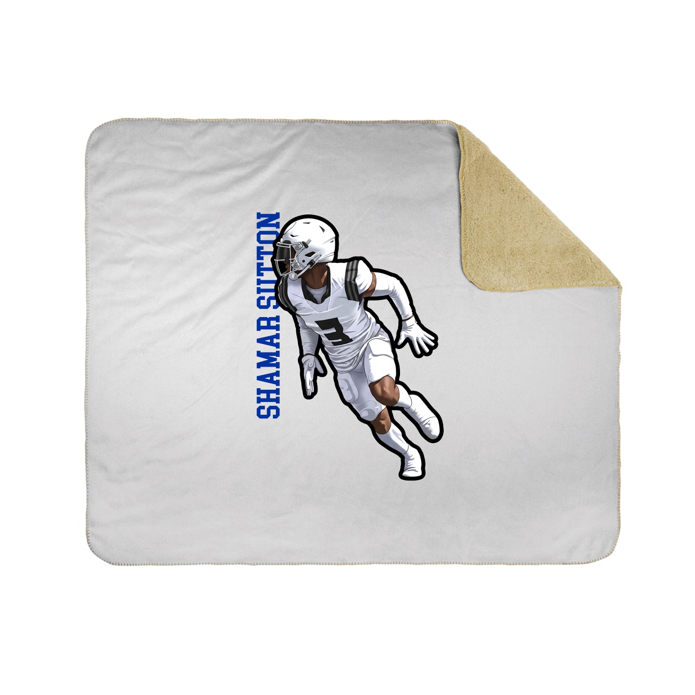 50x60 Sherpa Lined Throw Blanket