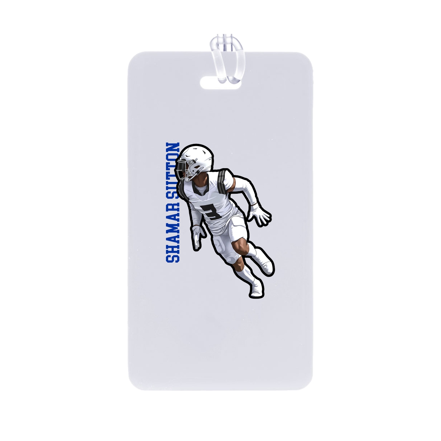 Bag Tag — Name Vertical in Classic