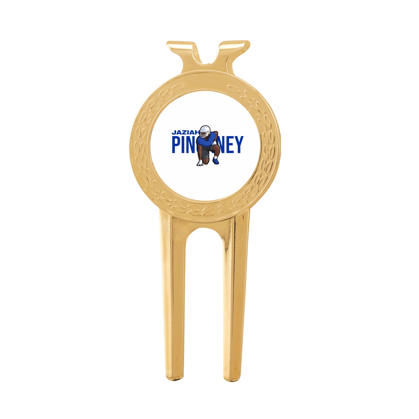 Divot Tool with Ball Marker — Player Name in Classic