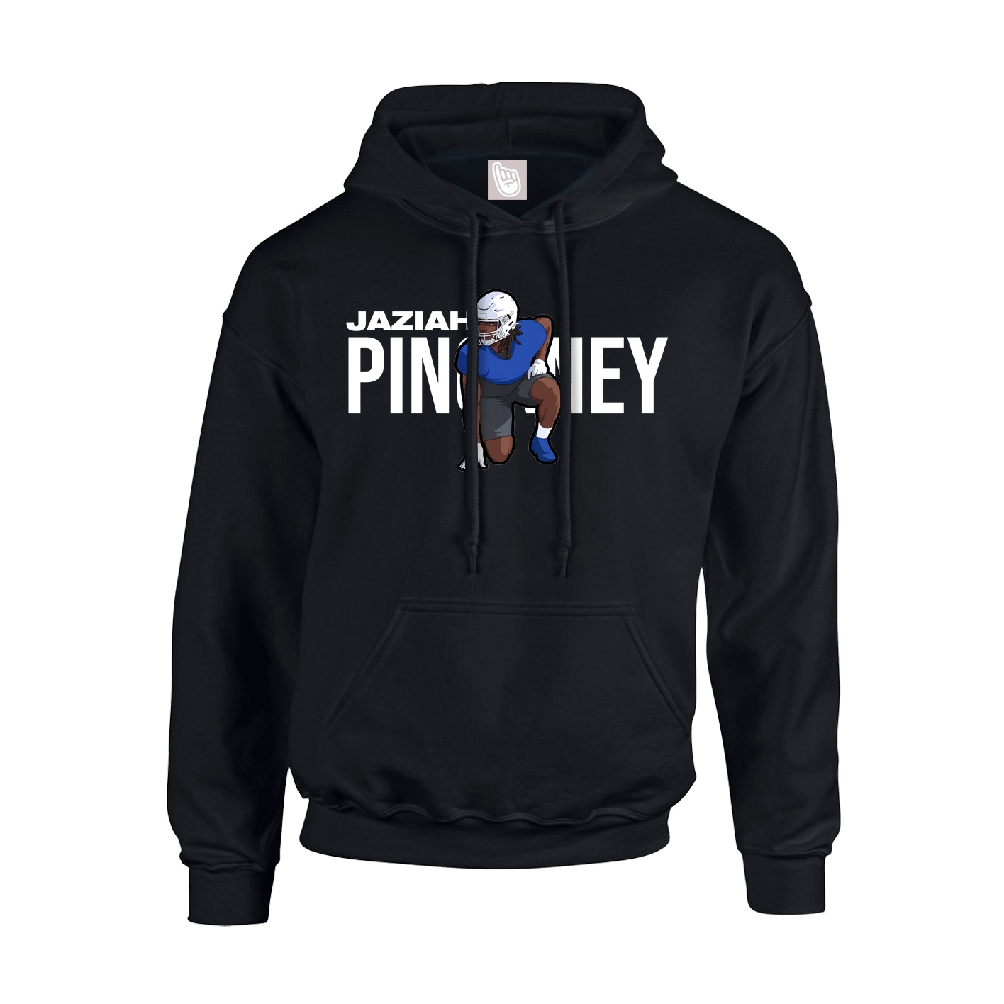Hoodie — Player Name in Black