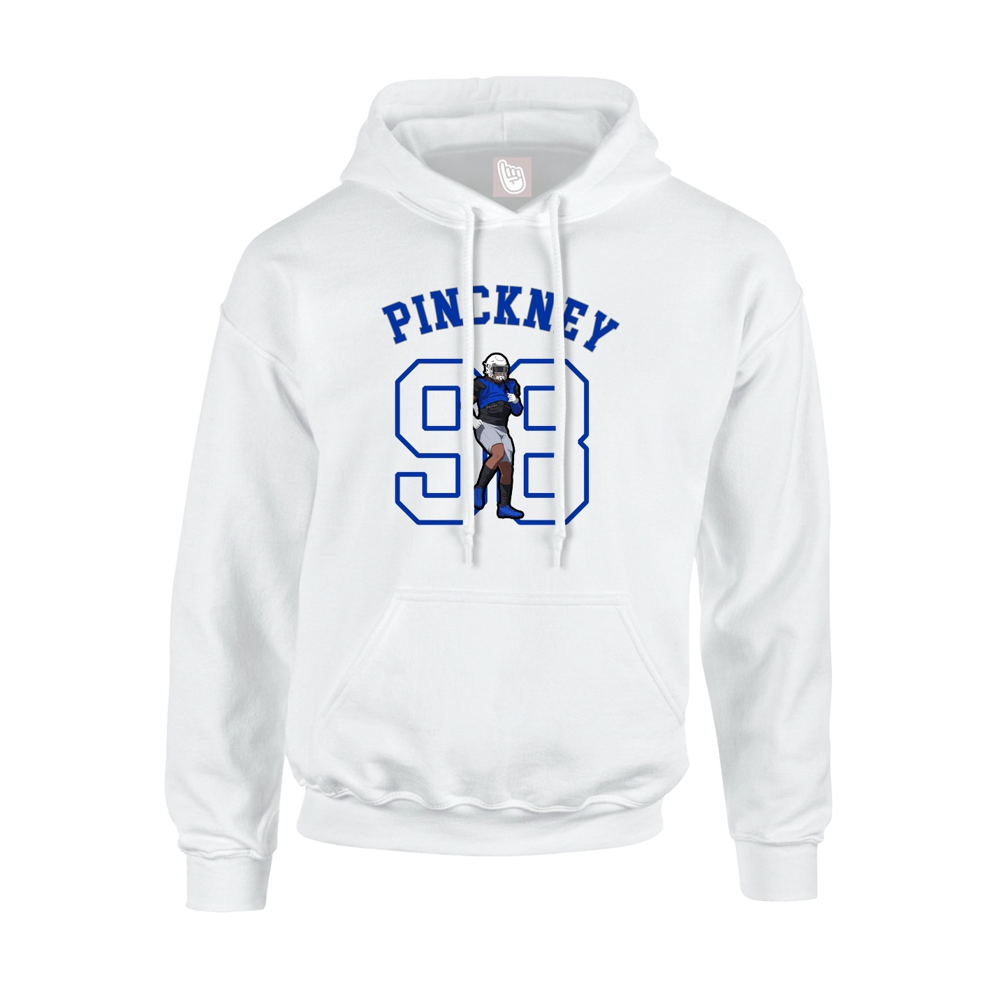 Hoodie — Shirsey Arch in White