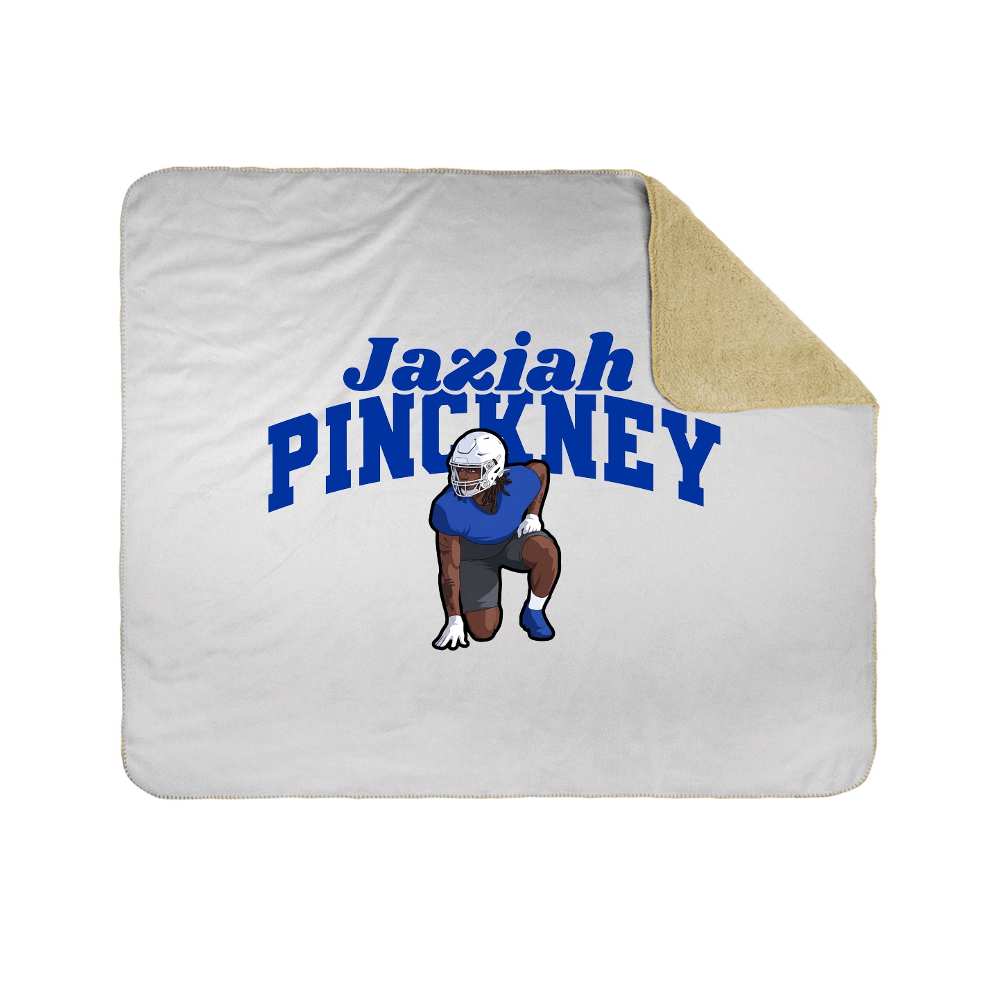 Throw Blanket — Signature Arch in White