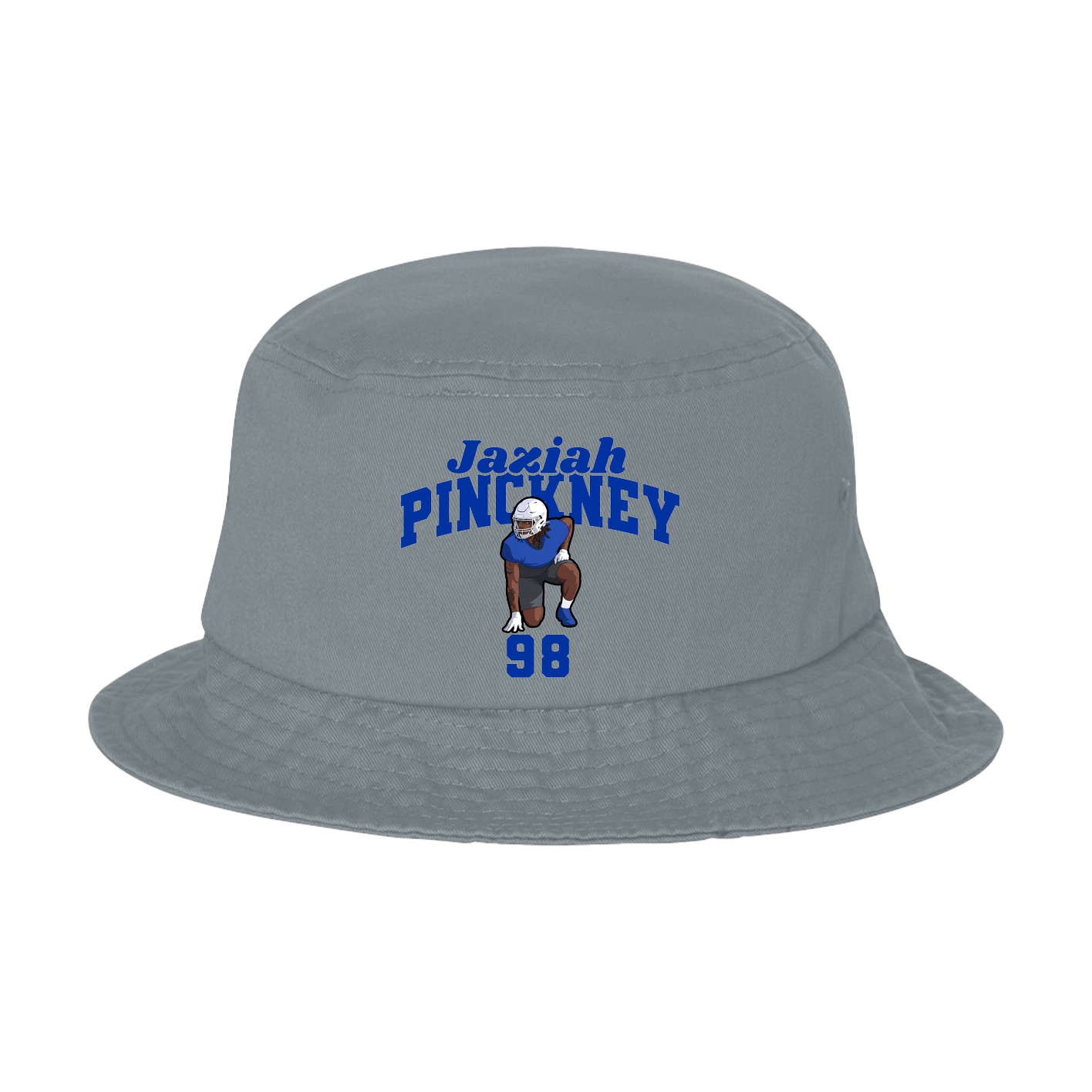 Bucket Cap — Signature Arch in Grey