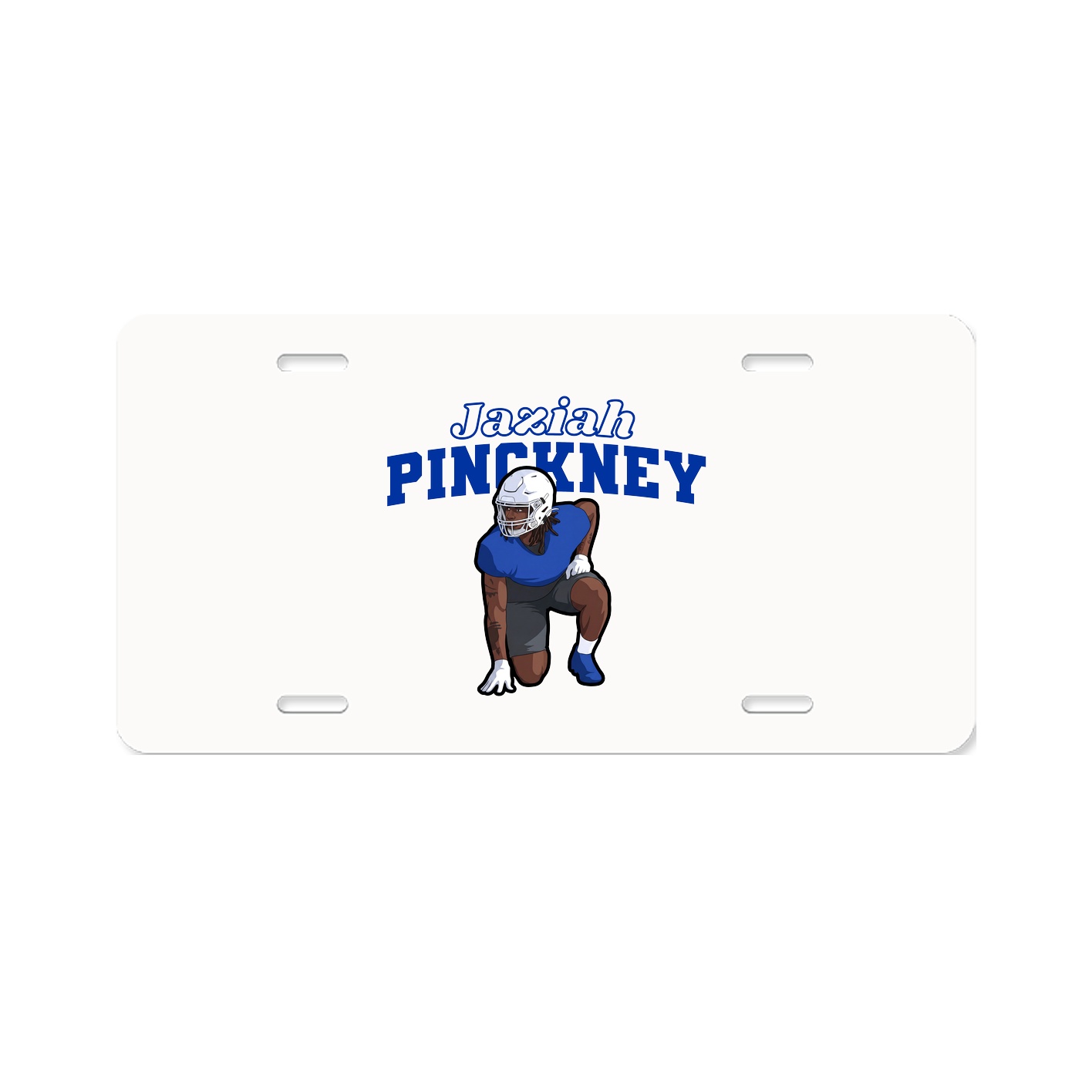 License Plate — Name Arch in Classic