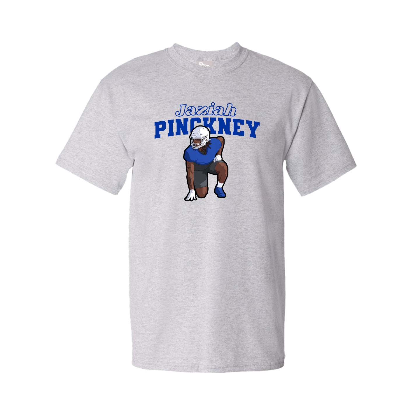 Tee — Name Arch in Grey
