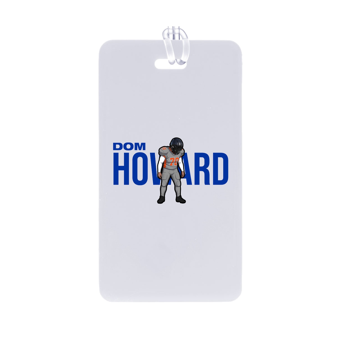 Bag Tag — Player Name in Classic