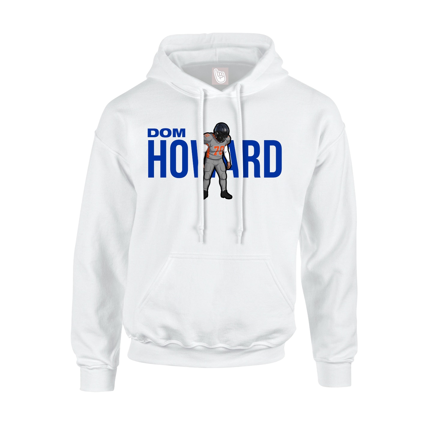 Hoodie — Player Name in White