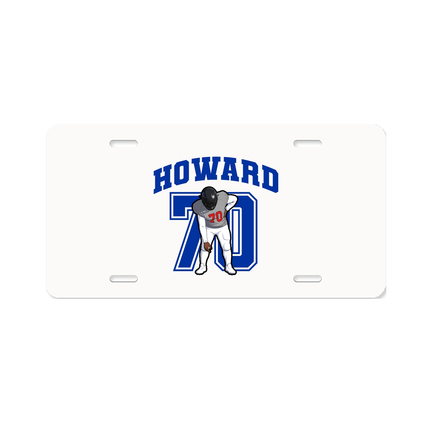 License Plate — Number in Classic