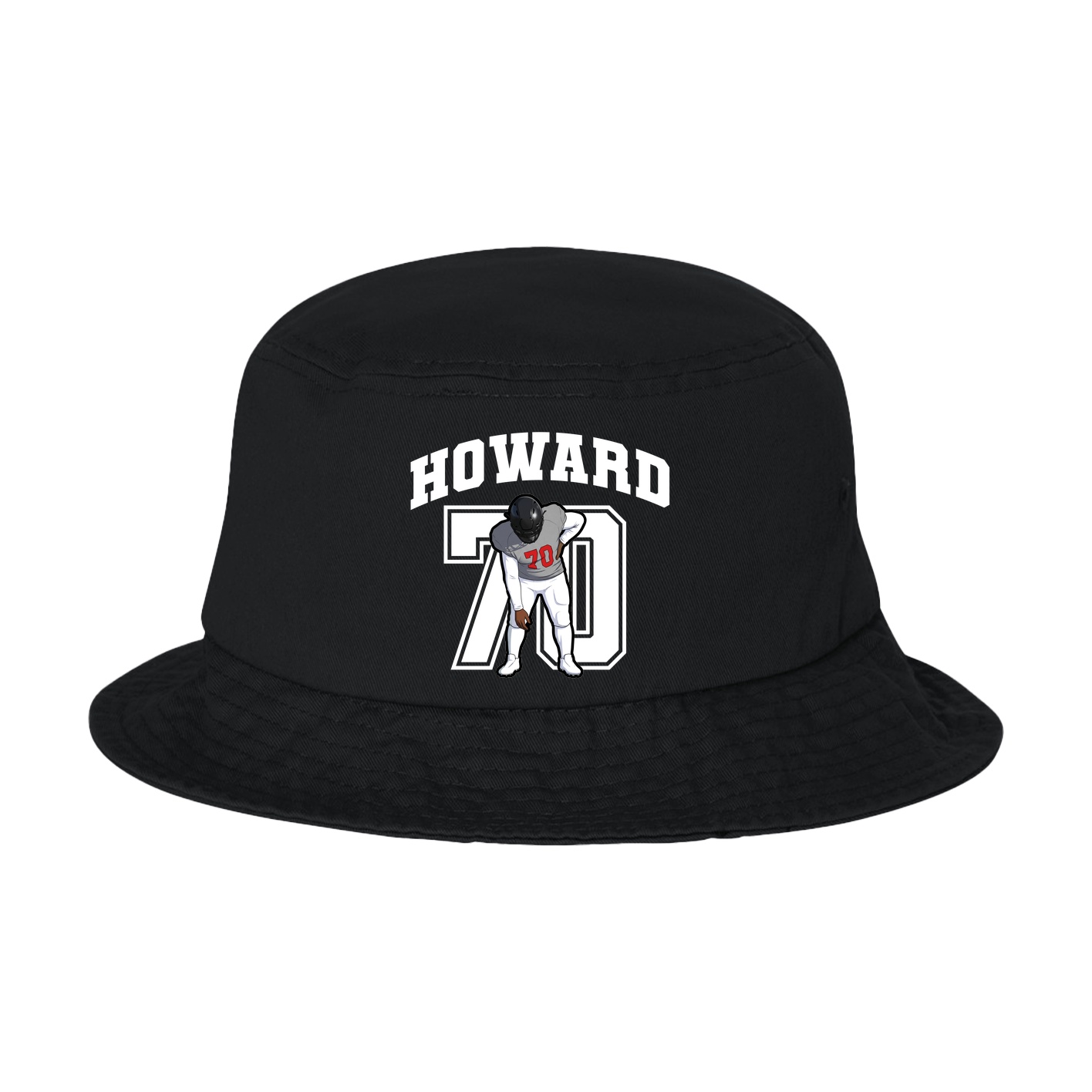 Bucket Cap — Number in Black