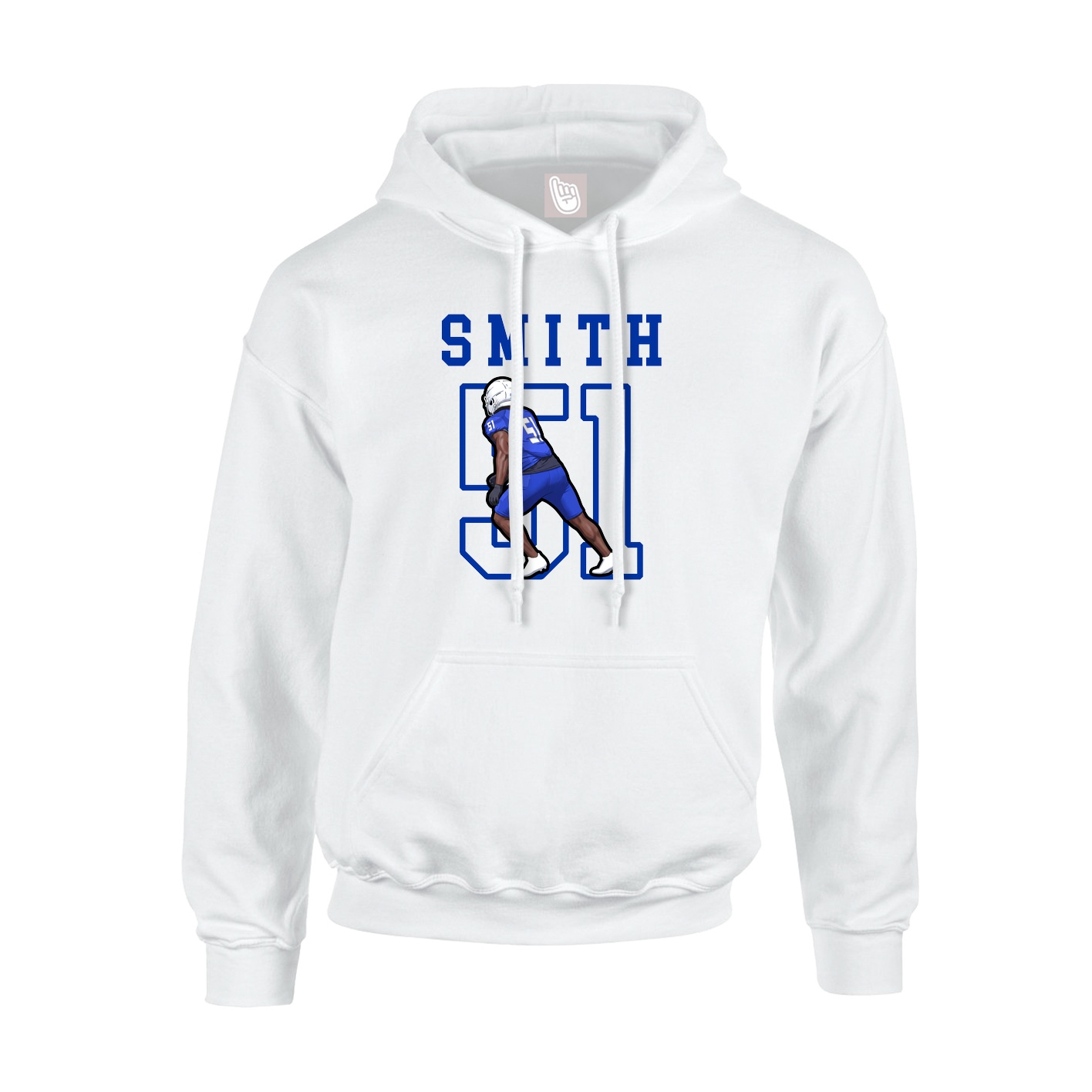 Hoodie — Shirsey in White