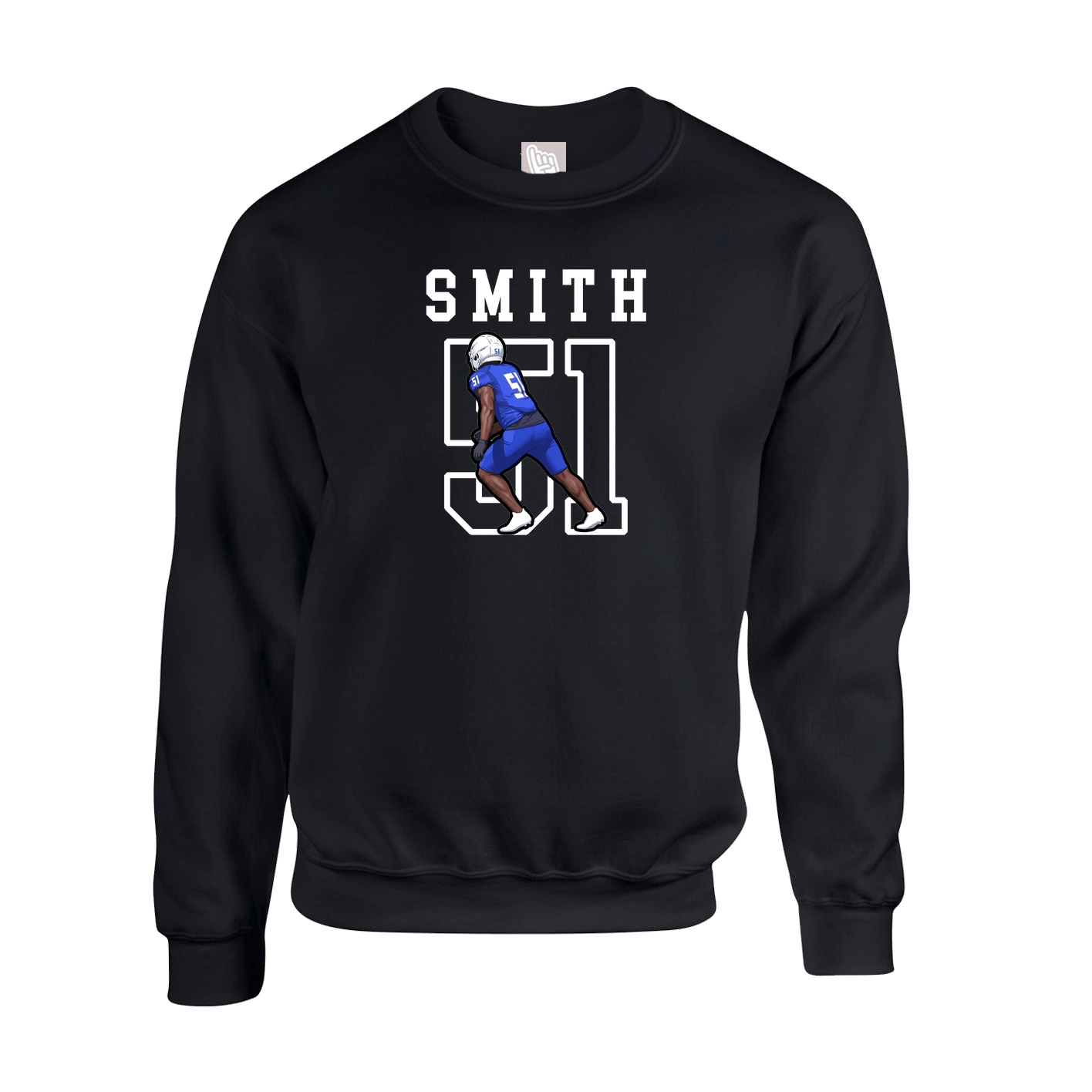 Fleece Crew — Shirsey in Black