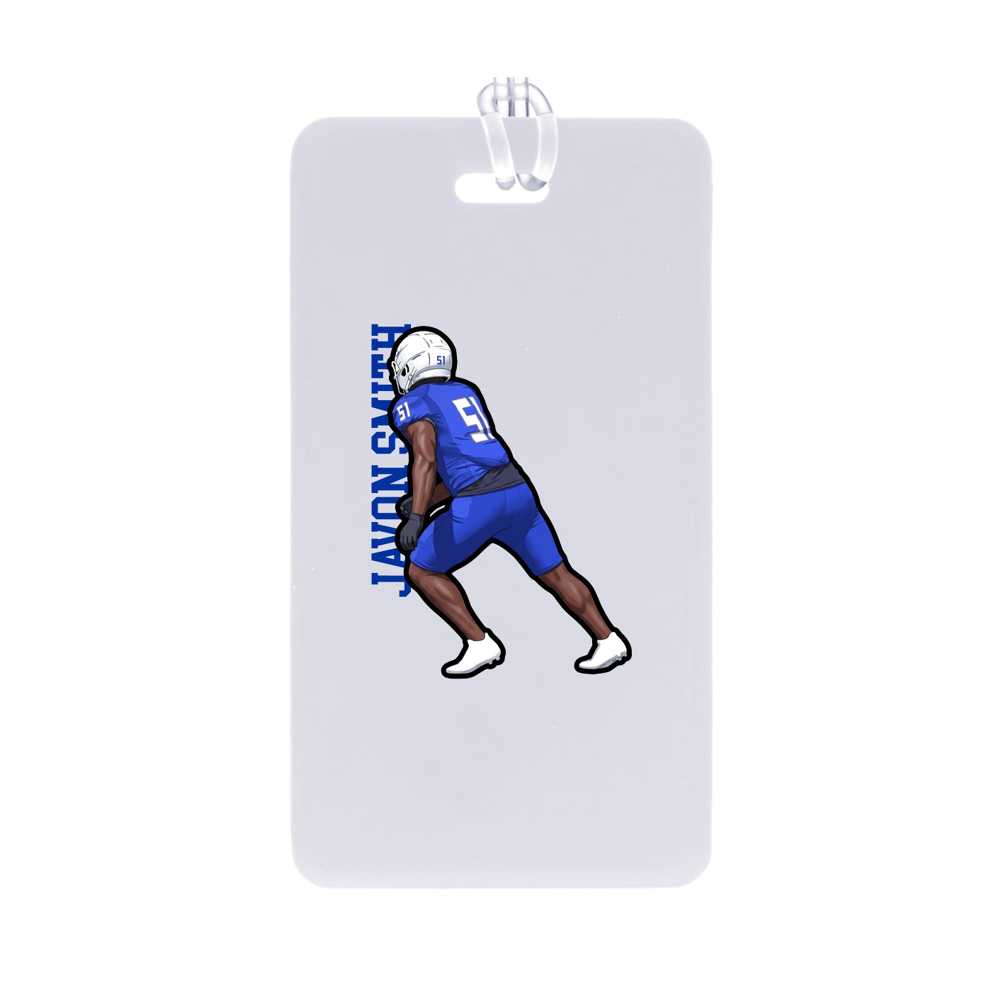 Bag Tag — Name Vertical in Classic