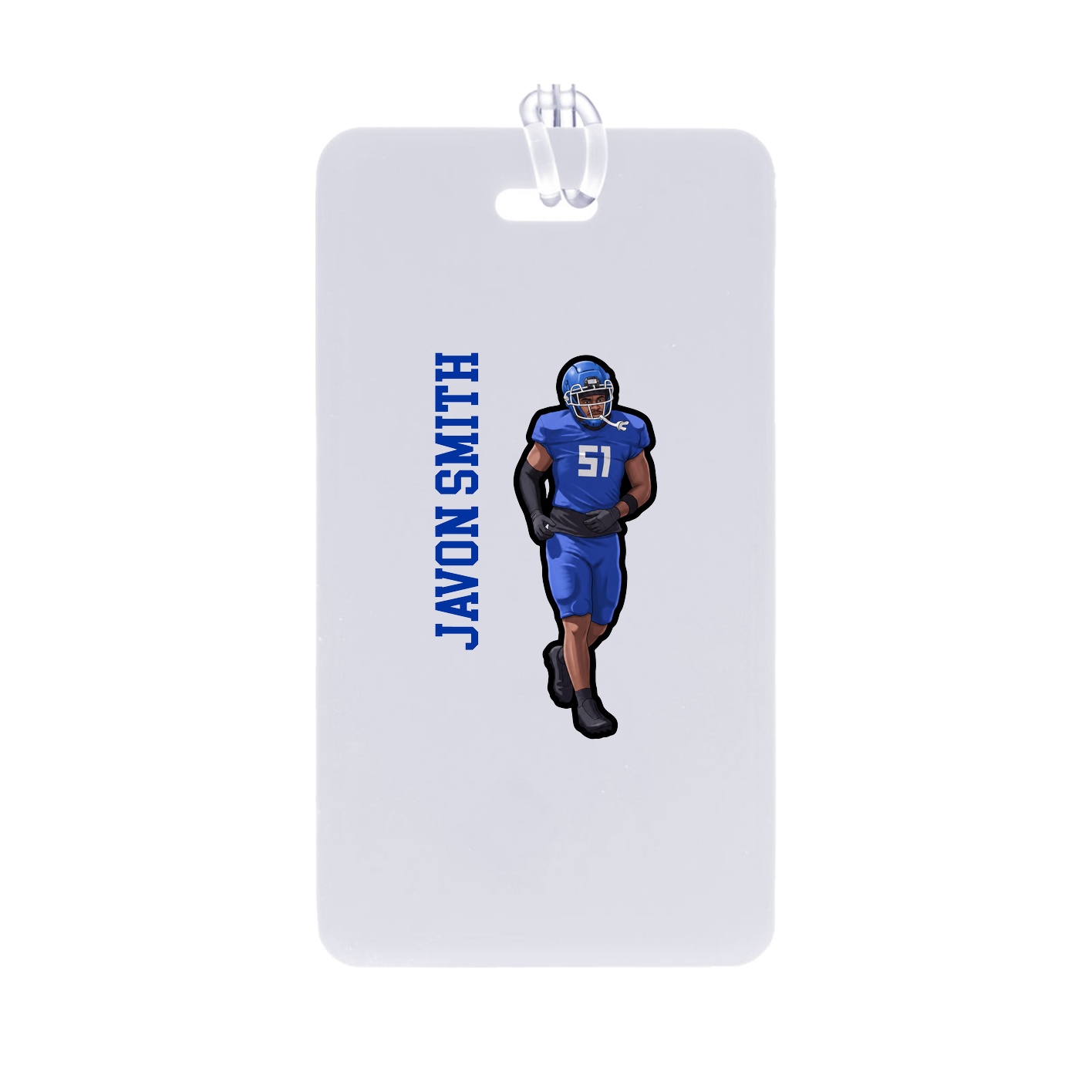 Bag Tag — Name Vertical in Classic