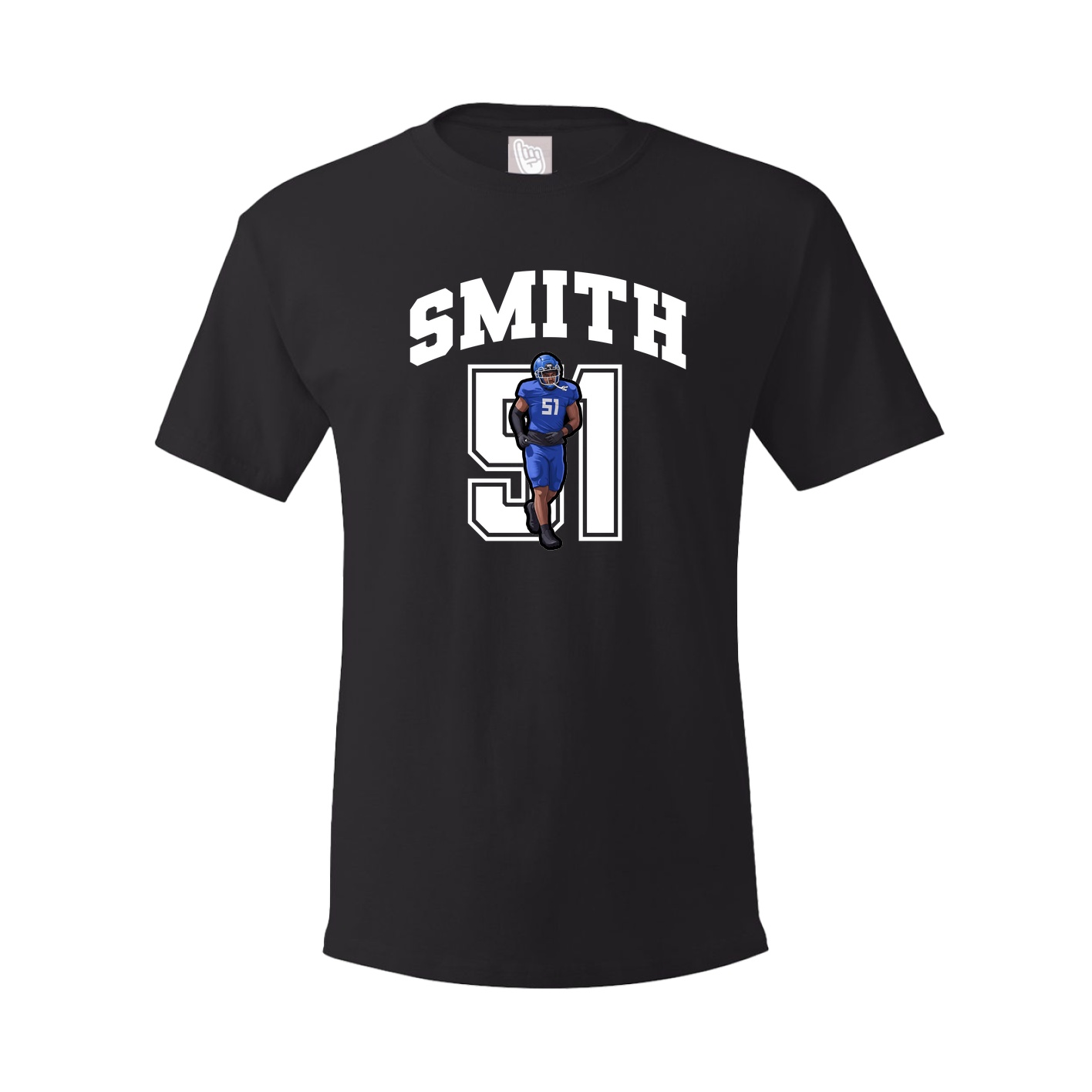 Youth Tee — Number in Black