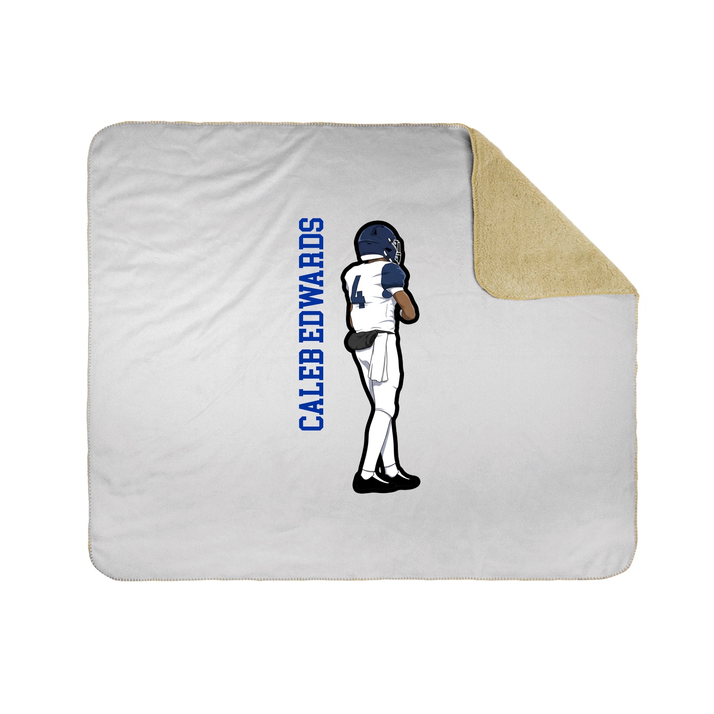 50x60 Sherpa Lined Throw Blanket