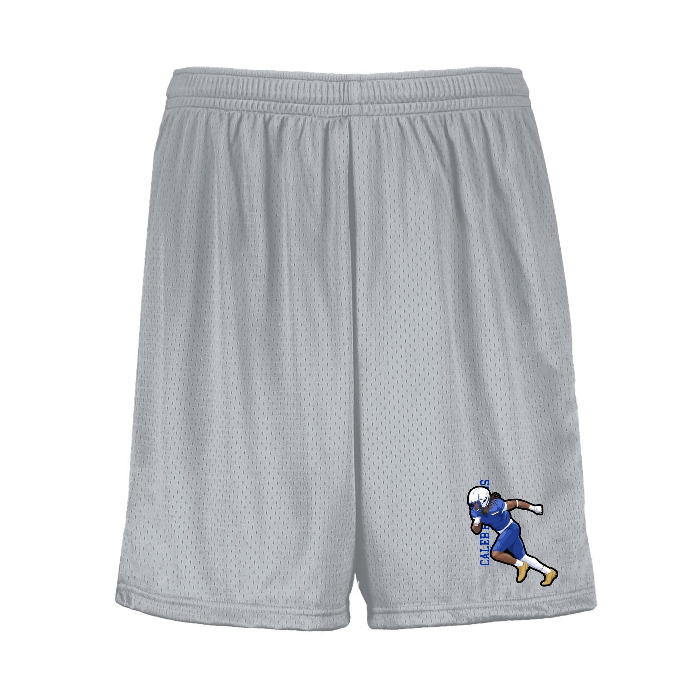 Shorts — Name Vertical in Silver