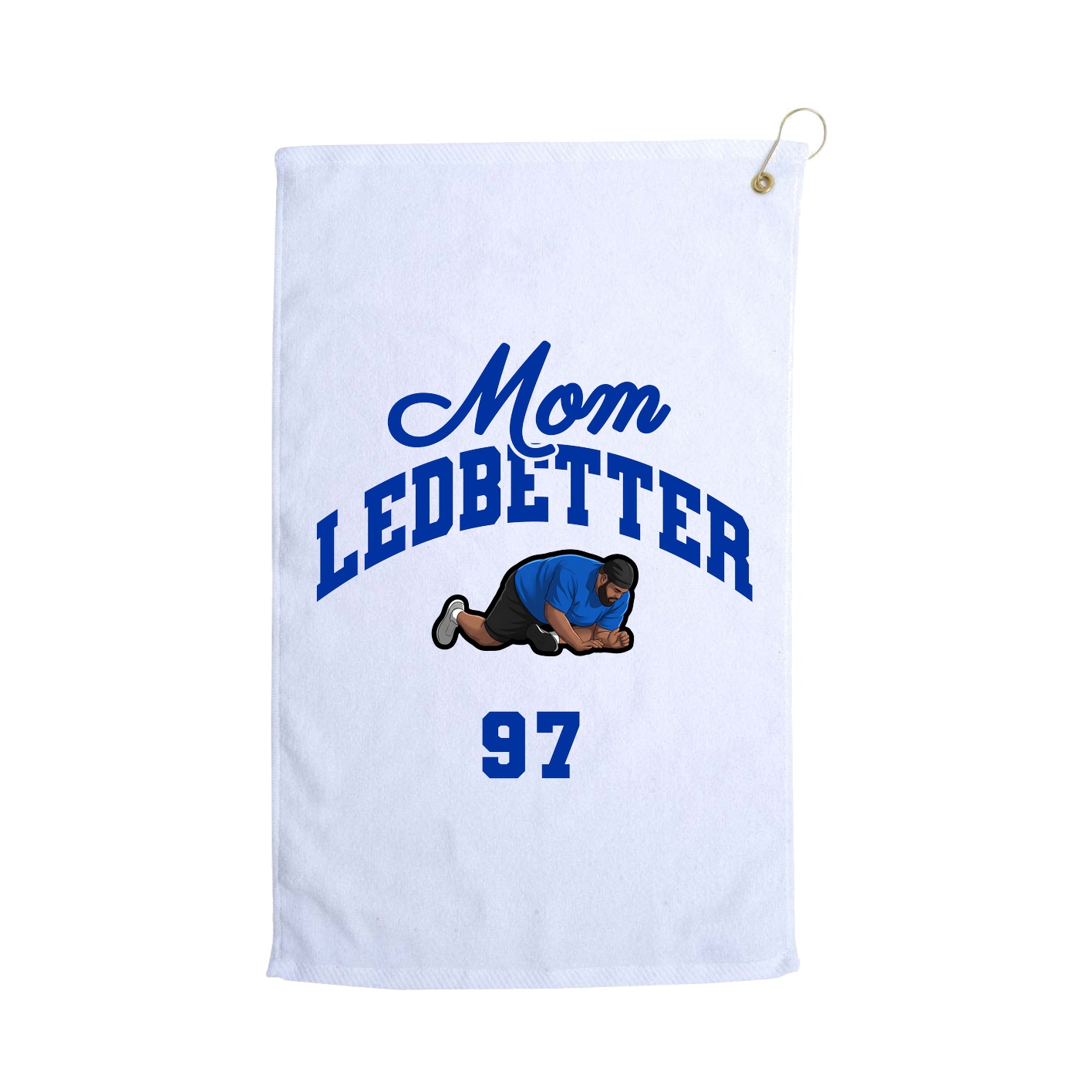 Golf Towel — Mothers Day Arch in White
