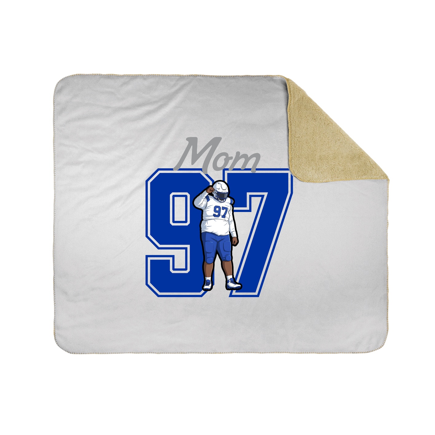 Throw Blanket — Mothers Day Shirsey in White
