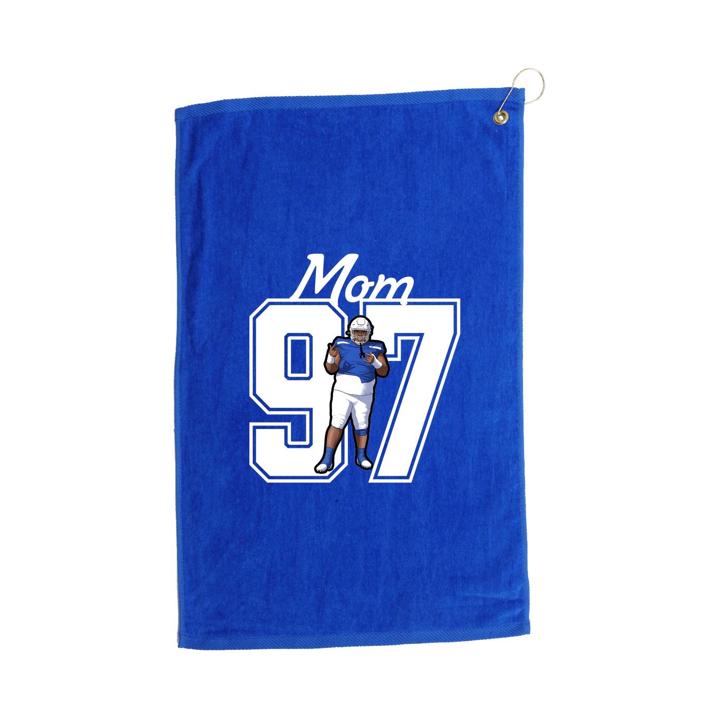 Golf Towel — Mothers Day Shirsey in Royal