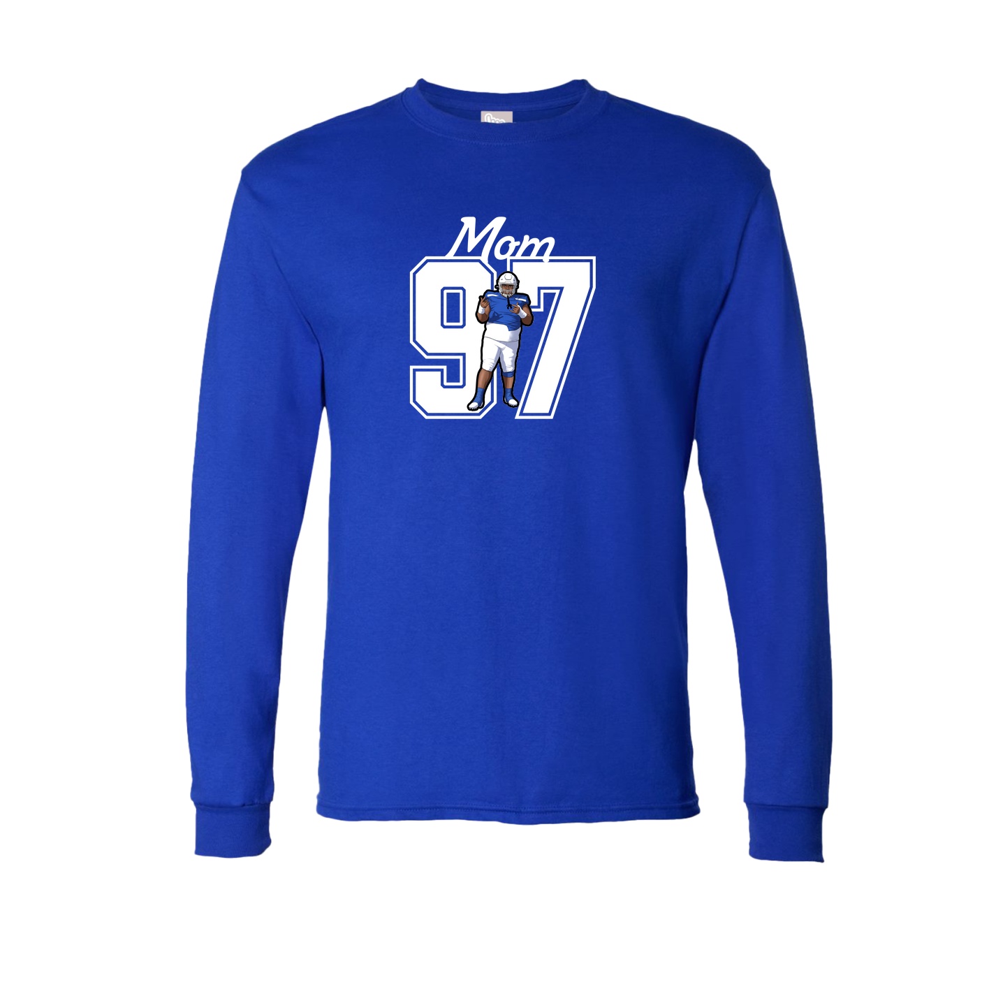 Long Sleeve Tee — Mothers Day Shirsey in Royal