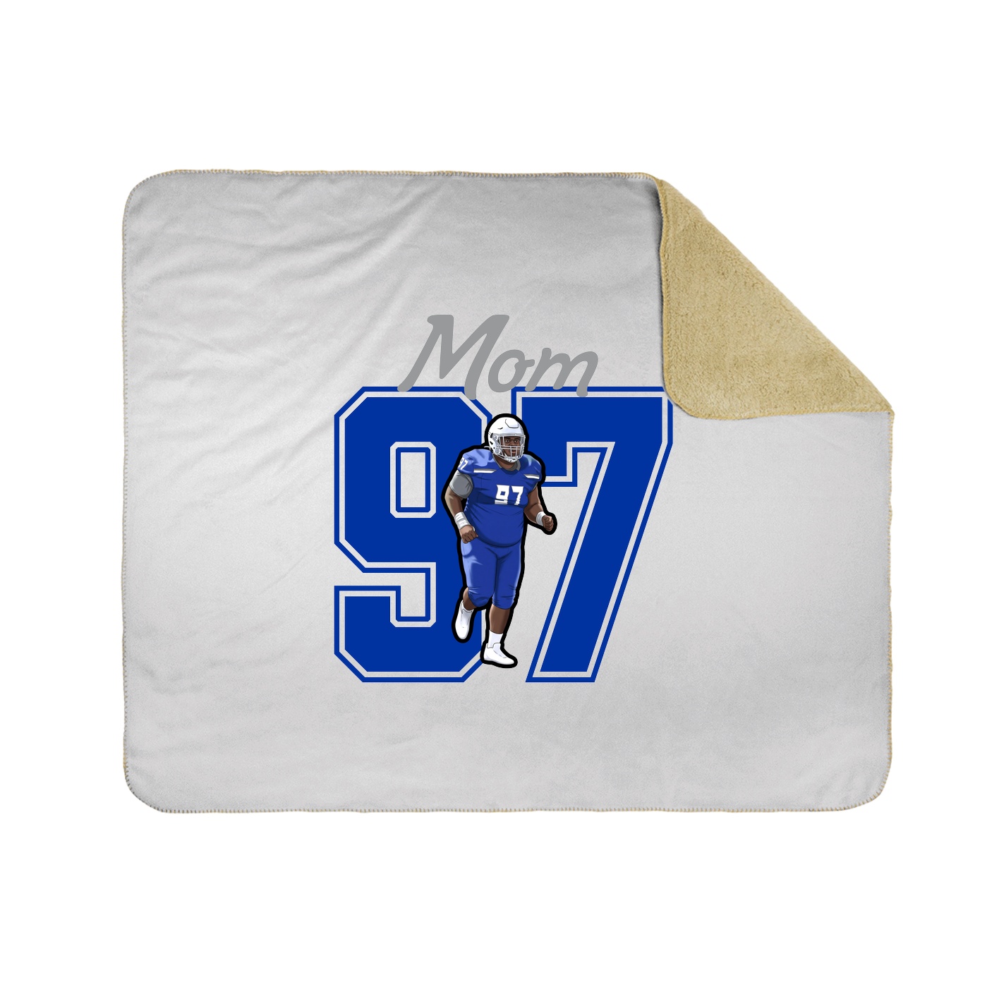 Throw Blanket — Mothers Day Shirsey in White