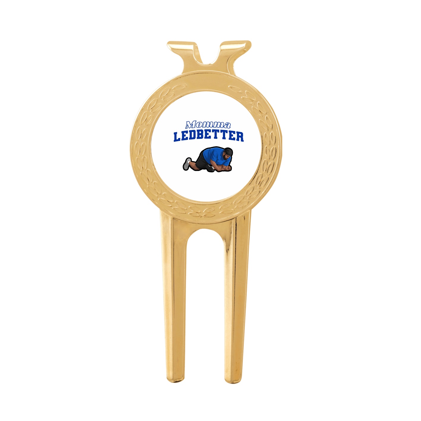 Divot Tool with Ball Marker — Mothers Day Block in Classic